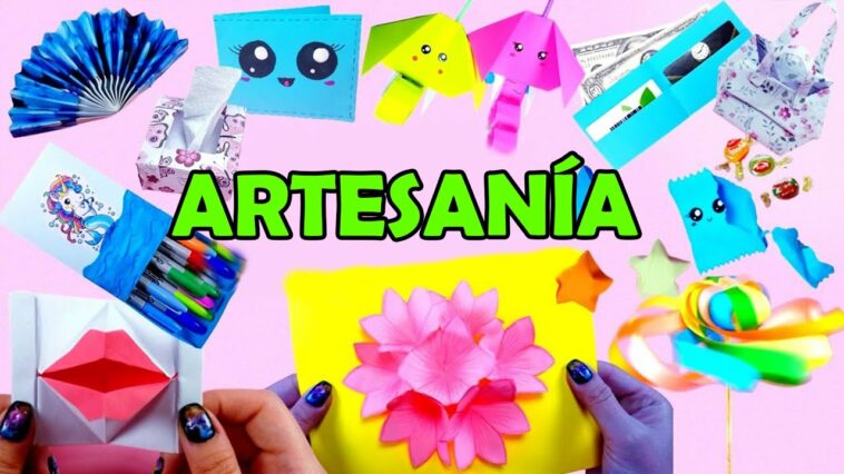 10 IDEAS DE ARTESANÍA CON PAPEL QUE TE VAN A ENCANTAR.