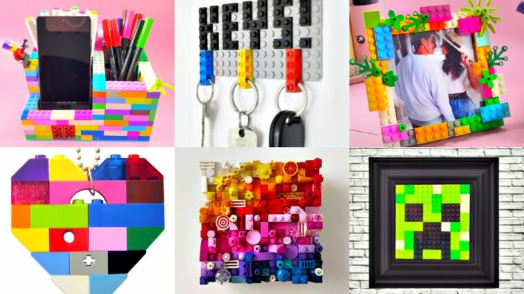 10 IDEAS HAZLO TÚ MISMO - TRUCOS PARA LA VIDA LEGO - ORGANIZADOR - JOYERÍA - FIDGET TOYS y más ideas