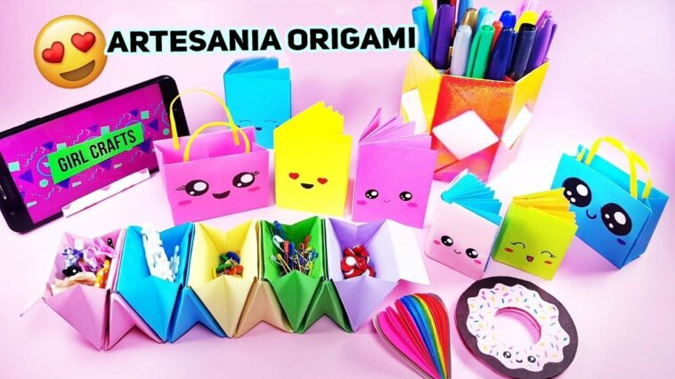 10 IDEAS INTERESANTES DE ARTESANIA DE PAPEL QUE DEBES PROBAR en Cuarentena EN CASA-Trucos de Origami