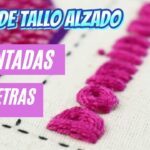 10 puntadas para bordar letras