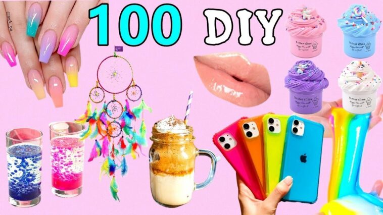 100 IDEAS– LAS IDEAS Y LOS PROYECTOS FÁCILES HACER EN 5 MINUTOS -DECORACIÓN DEL HOGAR, FUNDAS Y más