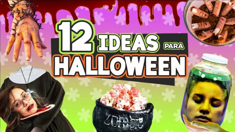 12 FÁCILES MANUALIDADES DE HALLOWEEN ?  Decoraciones para Halloween x Craftingeek