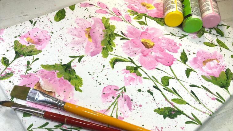 2 IDEAS FÁCILES para PINTAR TUS FLORES ?