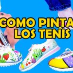 2 MANERAS – COMO PINTAR + DISEÑAR TENIS – PERSONALIZAR TUS TENIS VIEJOS