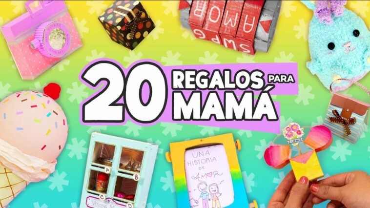 20 REGALOS FÁCILES PARA MAMÁ ? Manualidades sencillas ✂️ Craftingeek