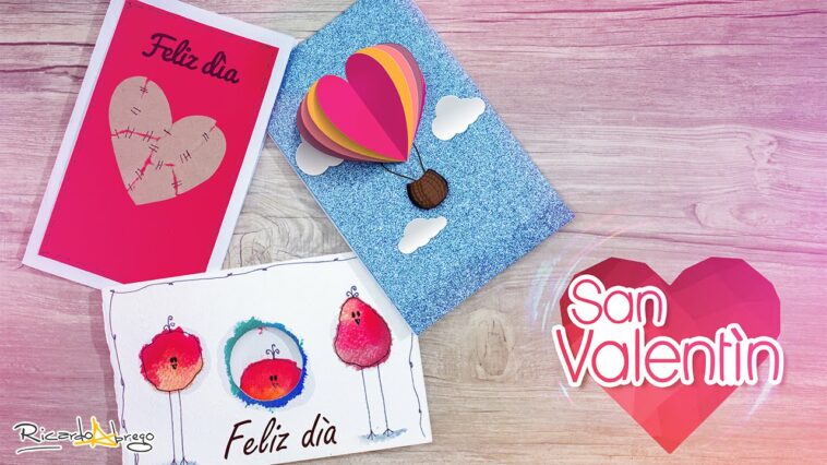 ♥ 3 Tarjetas de AMOR y AMISTAD | San Valentín ♥