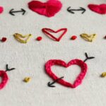 5 puntadas decorativas San Valentin Libro de bordado: Página 13