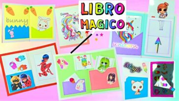 6 DIY - IDEAS DE PAPEL MÁGICO - HAZLO TÚ MISMO – HAZ TU LIBRO MÁGICO Y DIVERTIDO