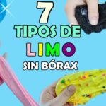 7 IDEAS DE HAZLO TÚ MISMO-LIMO : SIN BÓRAX , SIN PEGAMENTO- IDEAS DE LIMO - 7 MANERAS DIFERENTES