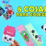 8 COSAS FÁCILES QUE PUEDES HACER CON SOLO PAPEL-Marcador de Libros Panda,Cuaderno Leche y más..
