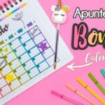 APUNTES BONITOS: Calendario de Actividades #REGRESOACLASES