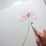 Aprende a pintar flores / Técnica con pintura acrílica/Paso a paso