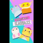 BOLSA DE REGALO de papel KAWAII FACIL *para un cumpleaños* ??? #shorts