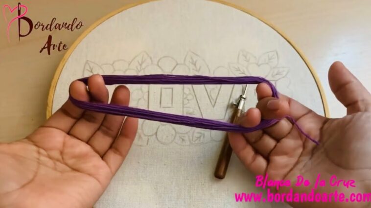 BORDADO DE FRASES PUNCH NEEDLE | HAND EMBROIDERY EASY PUNCH NEEDLE