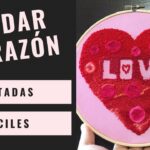 BORDAR CORAZÓN A MANO CON PUNTADAS FÁCILES