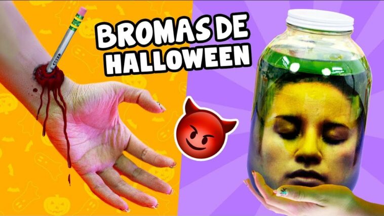 BROMAS GRACIOSAS de HALLOWEEN ? *Guerra de Bromas* ✎ Craftingeek