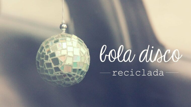 Bola disco con CDs reciclados  [ idea ecologica ]