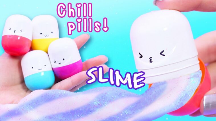 CÁPSULAS DE SLIME ANTIESTRÉS ✨ Chill Pills Kawaii ✨ Fácil ✄ Craftingeek