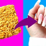 CÓMO HACER UÑAS CON SOPA MARUCHAN - NO LO VAS A CREER