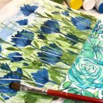 COMO PINTAR FLORES FÁCILES/ 4 IDEAS