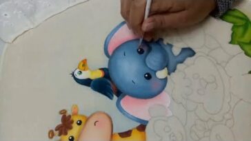 Como Pintar Animalitos 2 / Tutorial De Pintura Textil