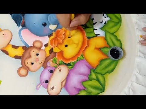 Como Pintar Animalitos 3 Tutorial De Pintura Textil