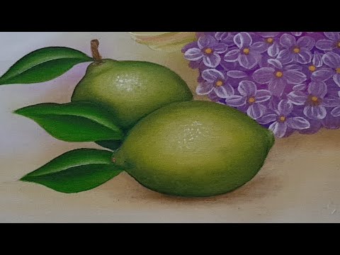 Como Pintar Limones En Tela