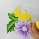 Como Pintar Margaritas / How to Paint Daisies Flowers