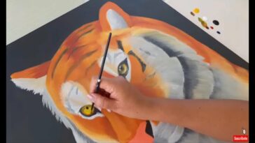 Como Pintar Ojos De Tigre