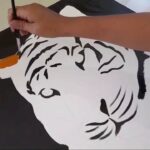Como Pintar Un Cuadro Con Acrilicos / Tigre