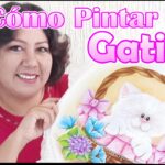 Como Pintar Un Gatito En Tela ???