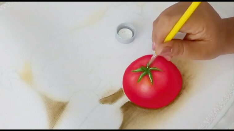 Como Pintar Verduras / Tomate / Jitomate / Zanahoria