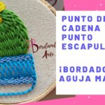 Cómo bordar cactus con aguja mágica | Embroidery Punch Needle