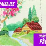 Cómo bordar paisajes | How to Embroidery landscapes Libro de bordado página 29