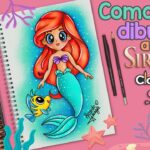 Cómo dibujar a LA SIRENITA - CLASES DE DIBUJO CON RICARDO