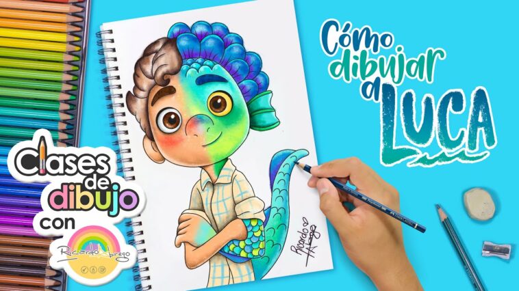 Cómo dibujar a LUCA paso a paso - CLASES DE DIBUJO CON RICARDO