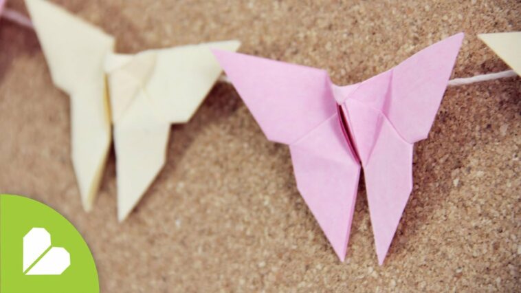 Como hacer Mariposa Origami: deco // mariposas de papel