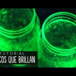 Cómo hacer frascos que brillan (fácil) - #RetoALiz ✎ Craftingeek