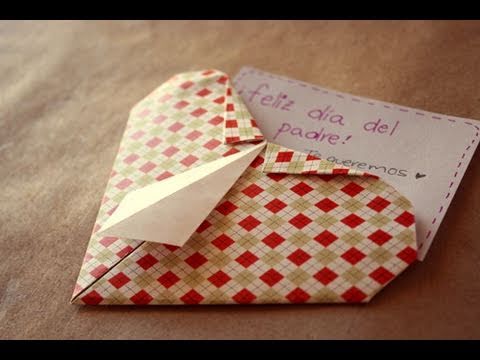 Corazon camisa // origami - Dia del padre