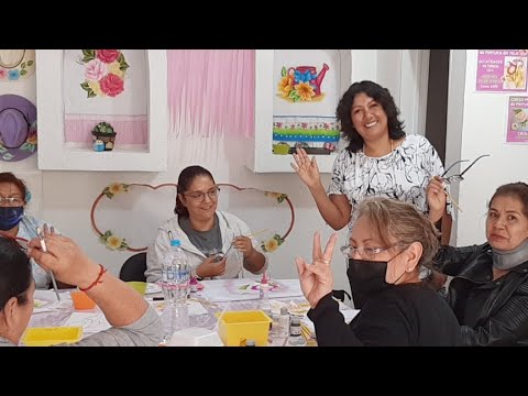 Curso de Pintura en Tela / Alcatraces en Tonos Lila