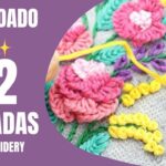 DAISY STITCH AND EASY FRENCH KNOT | PUNTADA DE MARGARITA Y NUDO FRANCÉS