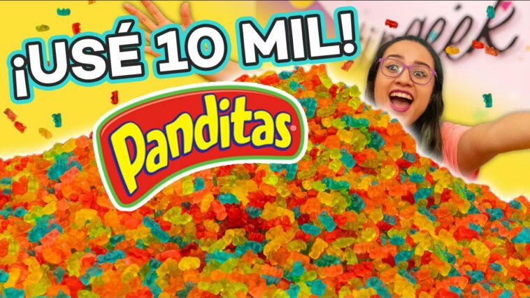 DERRETÍ 10,000 GOMITAS para hacer ESTO! ? *Final inesperado*  ✄ Craftingeek