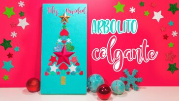 DIY: Arbolito NAVIDEÑO colgante - ESPECIAL DE NAVIDAD