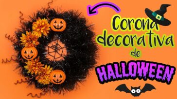 DIY: CORONA decorativa | ESPECIAL de HALLOWEEN