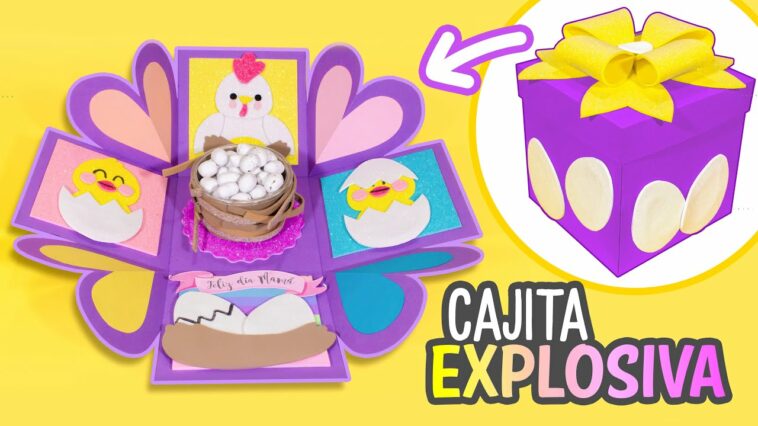 DIY: Cajita explosiva MAMÁ GALLINA - DIA DE LAS MADRES