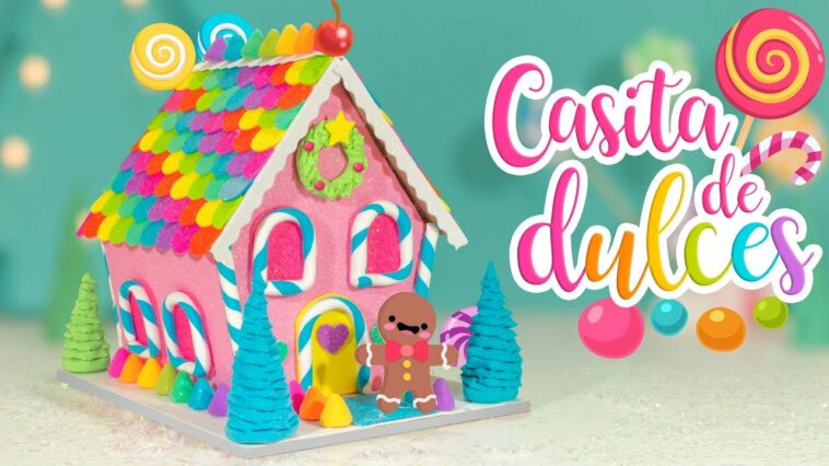 DIY: Casita de CARAMELOS Navideña HECHA CON FOAMY - ESPECIAL de #NAVIDAD