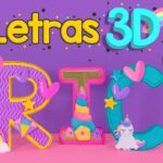 DIY: Cómo hacer LETRAS 3D DECORADAS de CARTULINA