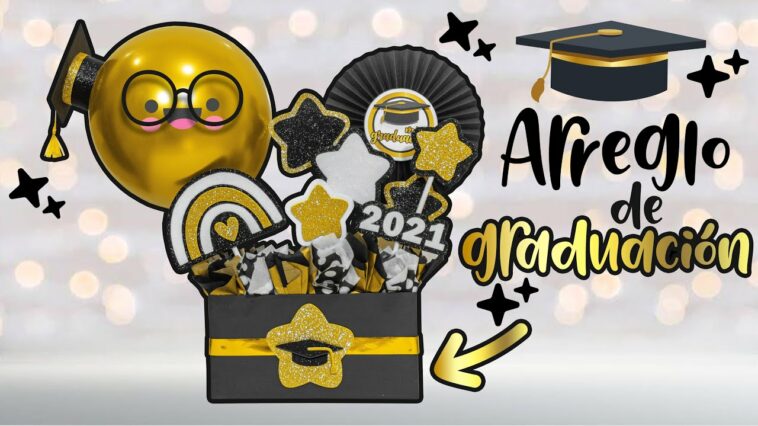 DIY: Cómo hacer un REGALO de GRADUACIÓN ? con una CAJA DE CARTÓN ?