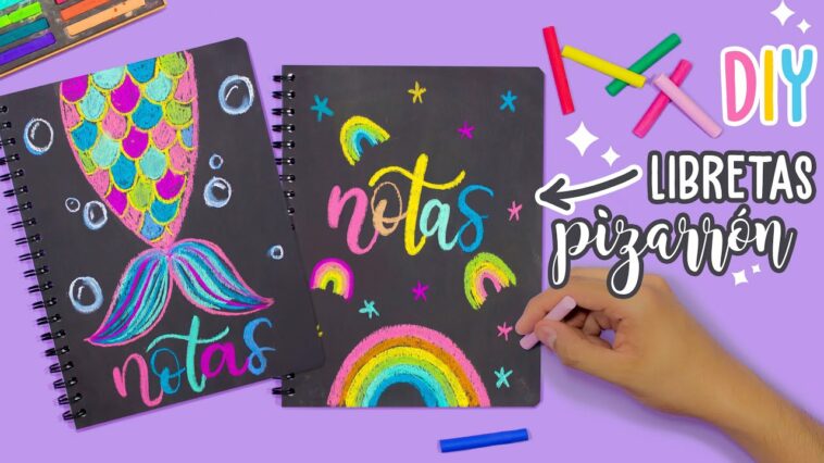 ? DIY: Convierte tus LIBRETAS en PIZARRÓN - ESPECIAL DE REGRESO A CLASES