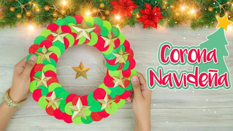 DIY: Corona Navideña de PIEL de Sirena - ESPECIAL de NAVIDAD